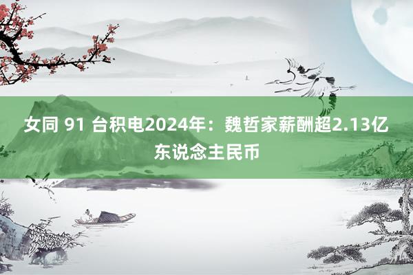 女同 91 台积电2024年：魏哲家薪酬超2.13亿东说念主民币