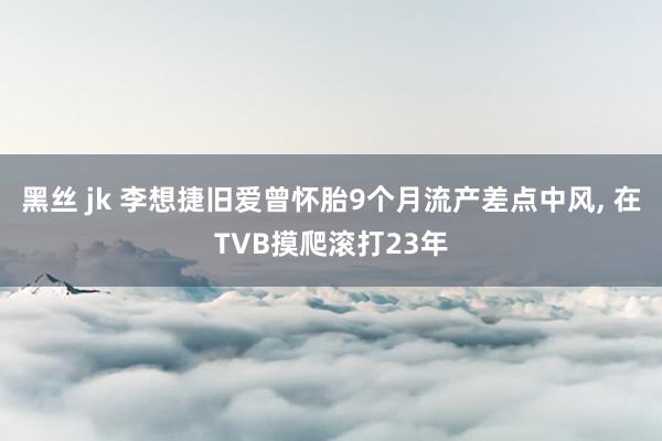 黑丝 jk 李想捷旧爱曾怀胎9个月流产差点中风, 在TVB摸爬滚打23年